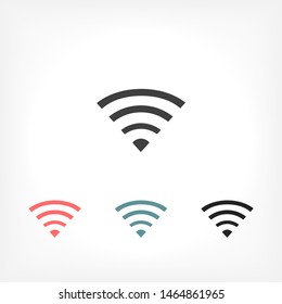 Wi-Fi Vector icon . Lorem Ipsum Illustration design