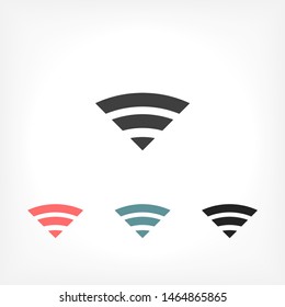 Wi-Fi Vector icon . Lorem Ipsum Illustration design