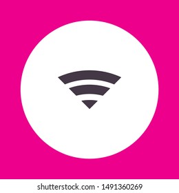 Wi-Fi Vector icon . Lorem Ipsum Illustration design