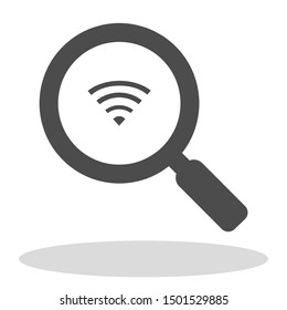 Wi-Fi Vector icon . Lorem Ipsum Illustration design