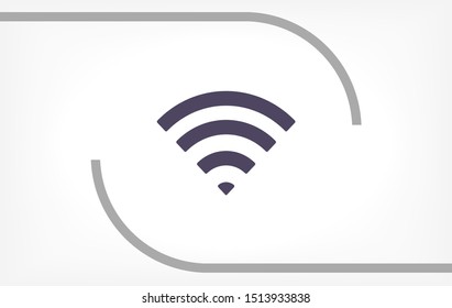 WiFi Vector icon . Lorem Ipsum Illustration design