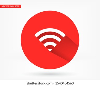 WiFi Vector icon . Lorem Ipsum Illustration design