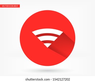 Wi-Fi Vector icon . Lorem Ipsum Illustration design