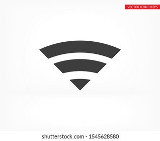 Wi-Fi Vector icon . Lorem Ipsum Illustration design