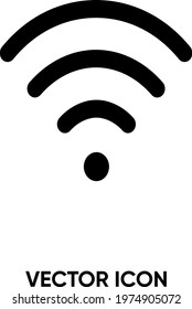 Wifi vector icon. Modern, simple flat vector illustration for website or mobile app. Wifi symbol, logo illustration. Pixel perfect vector graphics	
