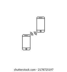 Wi-fi vector icon, sign, flat symbol on white background