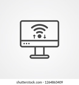 Wifi vector icon sign symbol