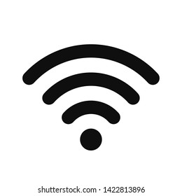 Wi-fi vector icon, sign, symbol.