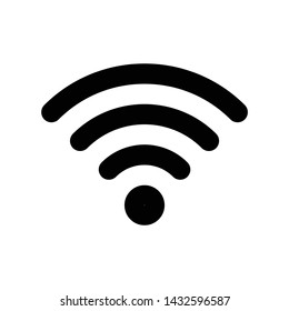 Wi-fi vector icon, sign, symbol. - Vector