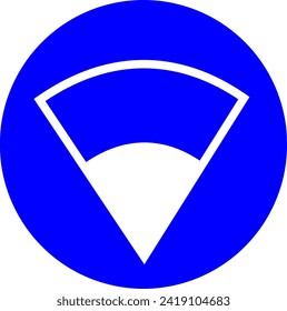 Wi-fi vector icon, sign, Wi-fi symbol. Replaceable vector design.