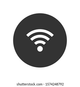 Wifi vector icon, simple sign for web site and mobile app.