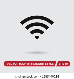 Wifi vector icon, simple sign for web site and mobile app.
