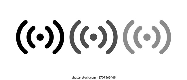 Wifi vector icon stock vector illustration flat design
