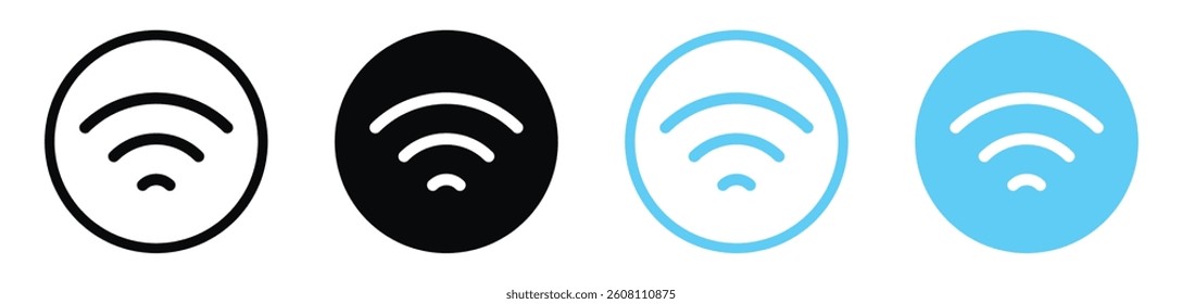 Wifi vector icons graphic pack