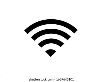 Wi-Fi-Vektorsymbole.Das Symbol für Computer- und Mobiltelefonnummern, Website, Laptop.Illustration einer Kommunikationsantenne
