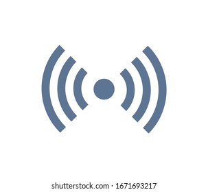 Iconos vectoriales Wi-Fi.Símbolo de los números de ordenador y de teléfono móvil, sitio web, portátil.Ilustración de una antena de comunicación
