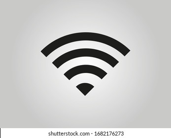 Wi-Fi-Vektorsymbole.Das Symbol für Computer- und Mobiltelefonnummern, Website, Laptop.Illustration einer Kommunikationsantenne