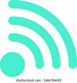 Wi-Fi vector icons.The symbol for the computer and mobile phone numbers, web site, laptop.Illustration of a communication antenna