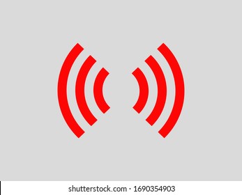 Wi-Fi vector icons.The symbol for the computer and mobile phone numbers, web site, laptop.Illustration of a communication antenna
