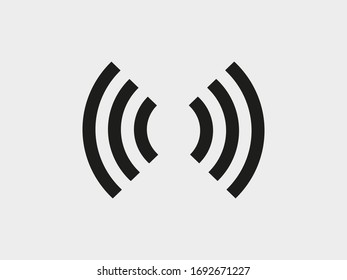 Iconos vectoriales Wi-Fi.Símbolo de los números de ordenador y de teléfono móvil, sitio web, portátil.Ilustración de una antena de comunicación