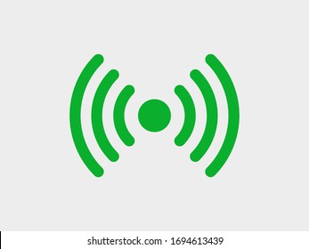 Wi-Fi vector icons.The symbol for the computer and mobile phone numbers, web site, laptop.Illustration of a communication antenna