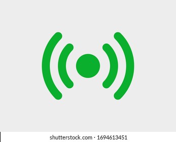 Wi-Fi vector icons.The symbol for the computer and mobile phone numbers, web site, laptop.Illustration of a communication antenna