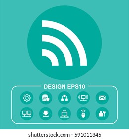 Wi-Fi Vector Illustration Icon