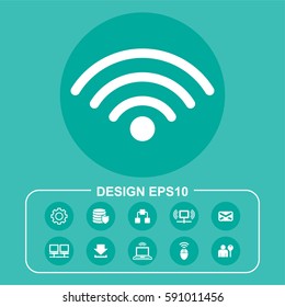 Wi-Fi Vector Illustration Icon