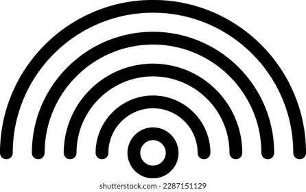wifi  Vector illustration on a transparent background. Premium quality symmbols. Thin line vector icons for concept and graphic design.