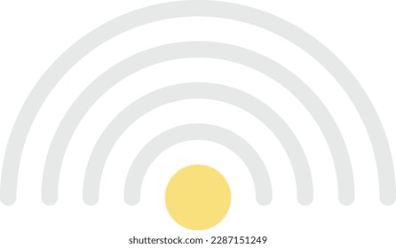 wifi  Vector illustration on a transparent background. Premium quality symmbols. Line Color vector icons for concept and graphic design. 
