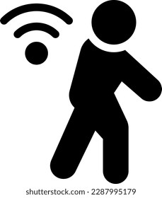 wifi Vector illustration on a transparent background. Premium quality symmbols. Glyphs vector icons for concept and graphic design. 


