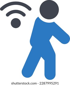 wifi Vector illustration on a transparent background. Premium quality symmbols. Glyphs vector icons for concept and graphic design. 

