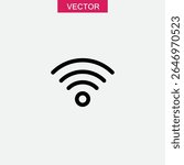 wifi vector image, wifi vector logo illustration for web and app..eps