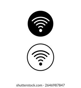 wifi vector image, simple , logo wifi vector on white background..eps
