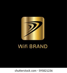 Wifi vector logo design template