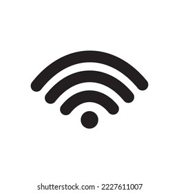 símbolo de logotipo de vector wifi