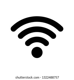 WIFI vector, Social media solid design icon