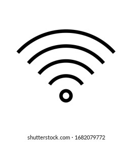 WIFI vector, Social media solid design icon. vector illustration. simple icon