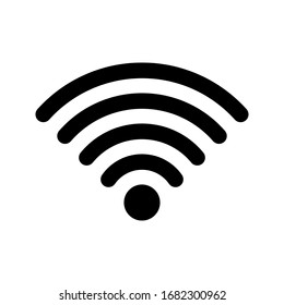 WIFI vector, Social media solid design icon. vector illustration. simple icon