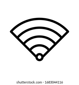 WIFI vector, Social media solid design icon. vector illustration. simple icon