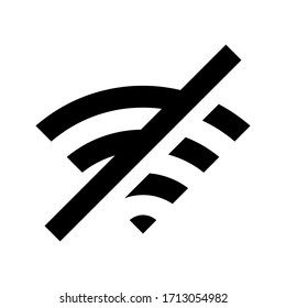 WIFI vector, Social media solid design icon. vector illustration on white background