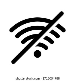 WIFI vector, Social media solid design icon. vector illustration on white background
