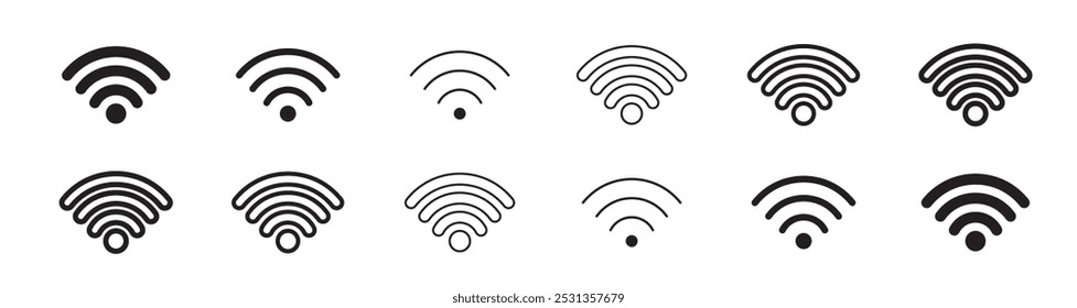 wifi vektor, wifi symbol, wifi symbol, wifi symbol, wifi symbol sammlung