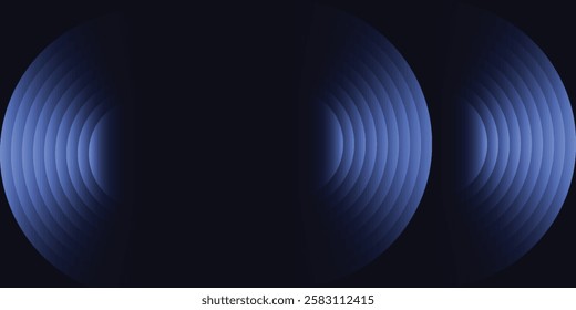 Wifi wave light effect. Radar sensor, beep technology, digital sign.Transparent neon circle symbol. wireless internet connection abstract