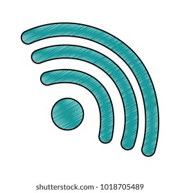 wifi waves signal icon
