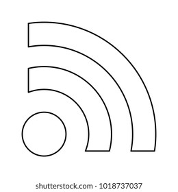wifi waves signal icon