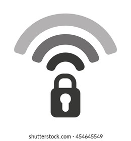 wifi waves signal icon vector isolated graphic