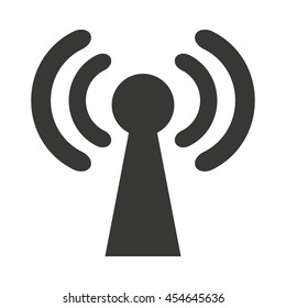 wifi waves signal icon vector isolated graphic