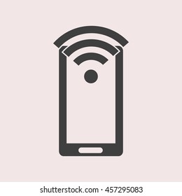 Wi-Fi web icon. Isolated illustration