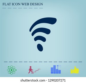 Wi-fi, web icon. vector design